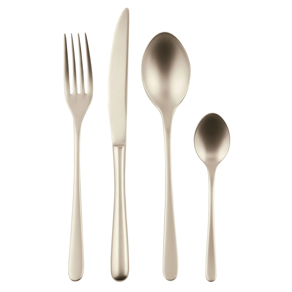 Sambonet Taste Antique PVD Champagne Besteck-Set 24-tlg.