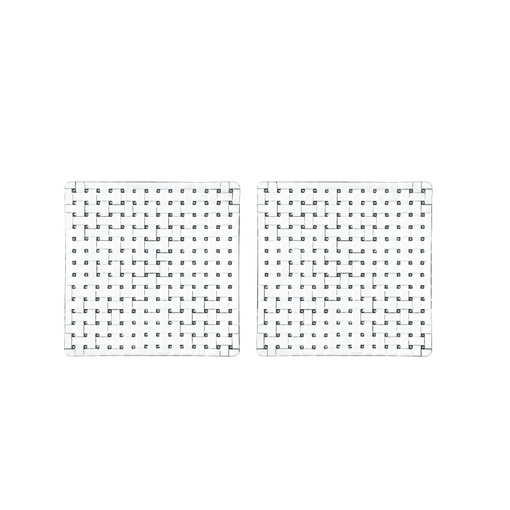 Nachtmann Bossa Nova Platte Quadratisch 21 cm 2er Set