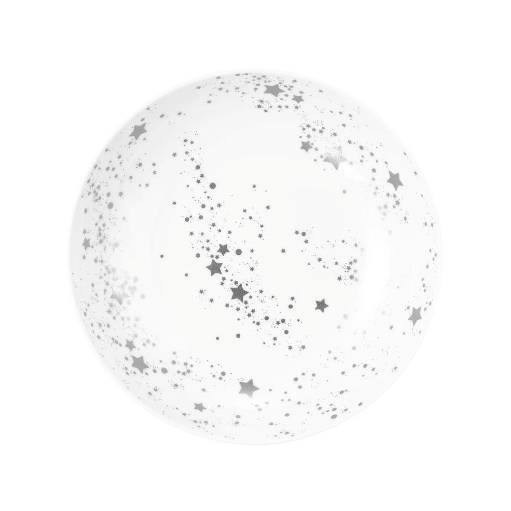 Seltmann Weiden Liberty Silver Stars Suppenteller rund 21 cm