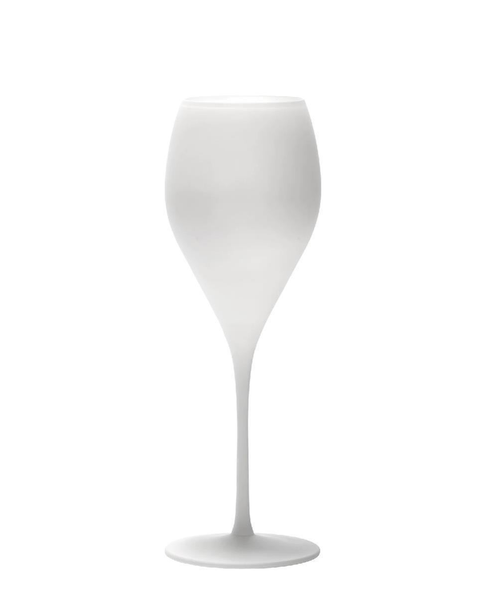 Stölzle Lausitz Prestige matt-weiß Champagnerkelch 6er Set