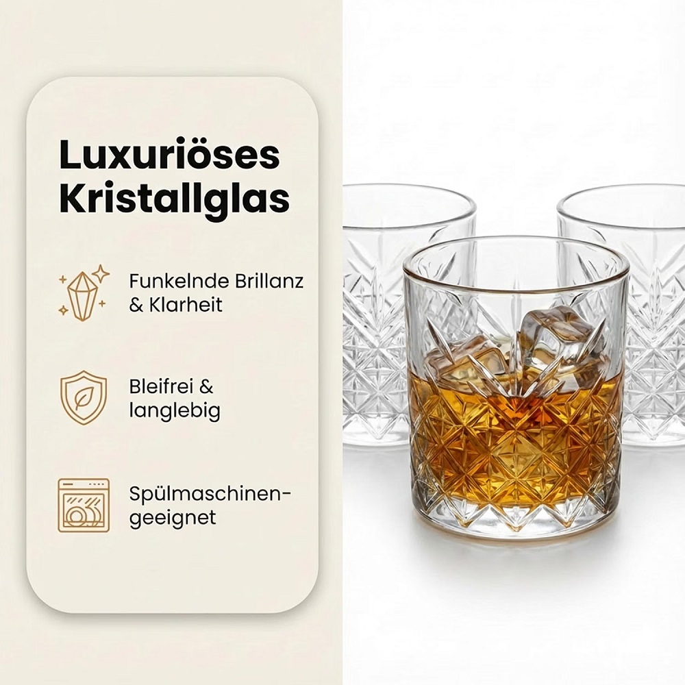 Der-Porzellan-Laden by Pasabahce Timeless Whiskybecher SOF 205 ml 6er Set