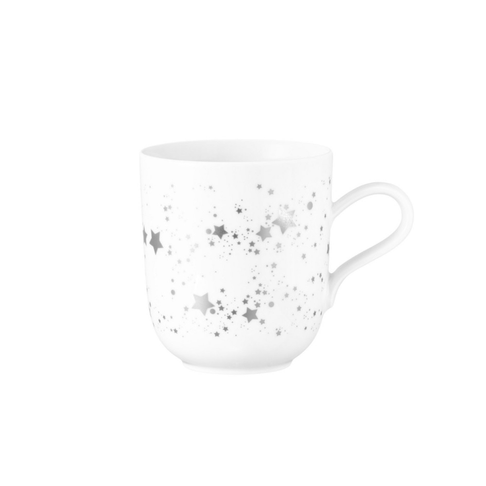 Seltmann Weiden Liberty Silver Stars Becher mit Henkel 0,40 l