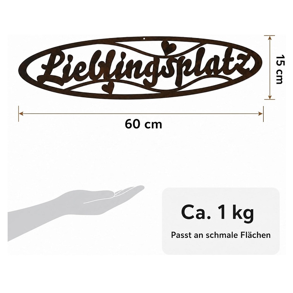 Schild "Lieblingsplatz"