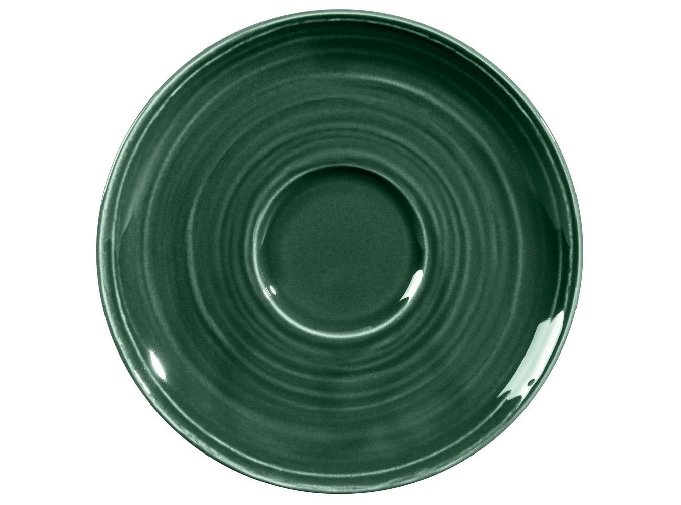 Seltmann Weiden Terra Moosgrün Kombi-Untertasse groß 16,5 cm