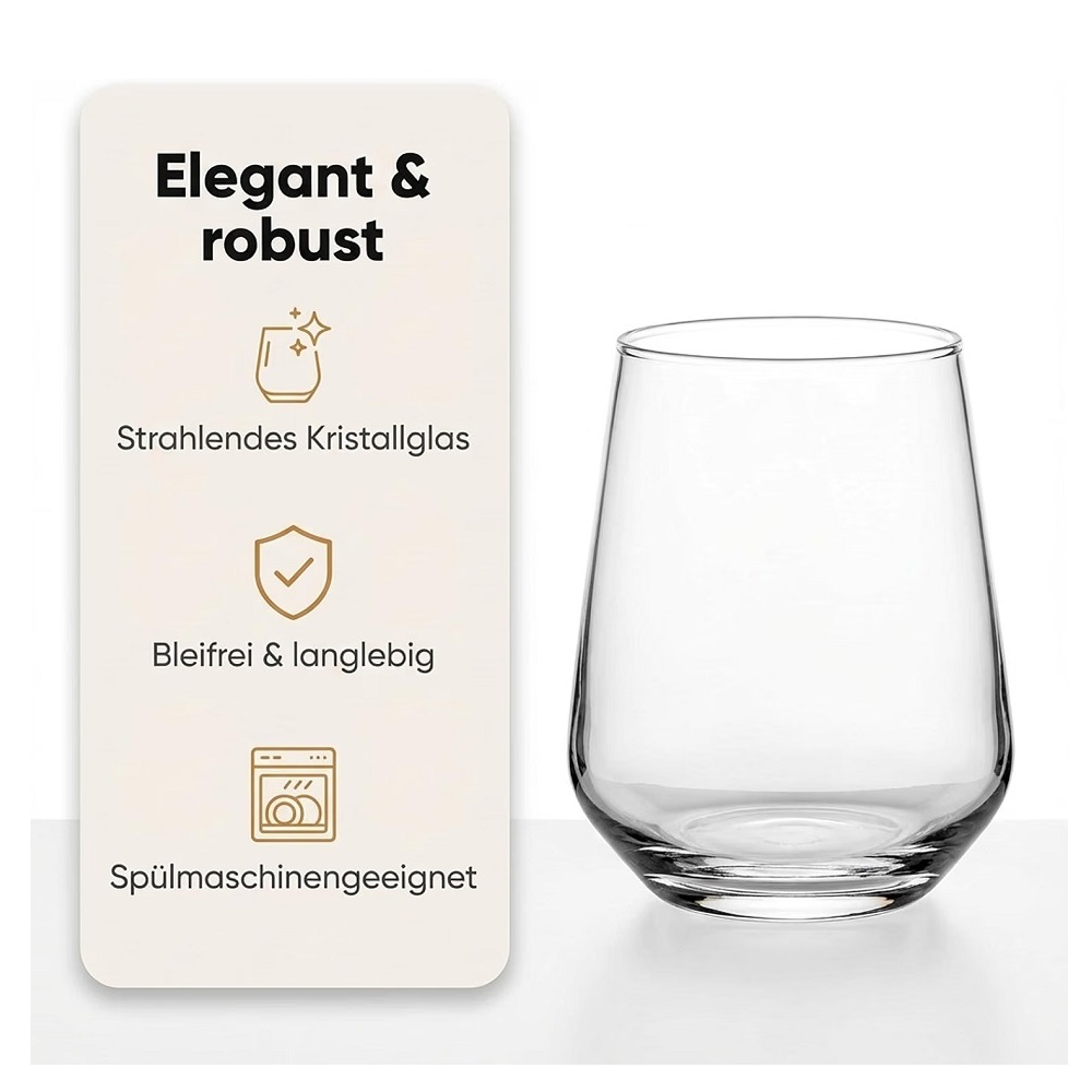 Der-Porzellan-Laden by Pasabahce Allegra Tumbler 6er Set