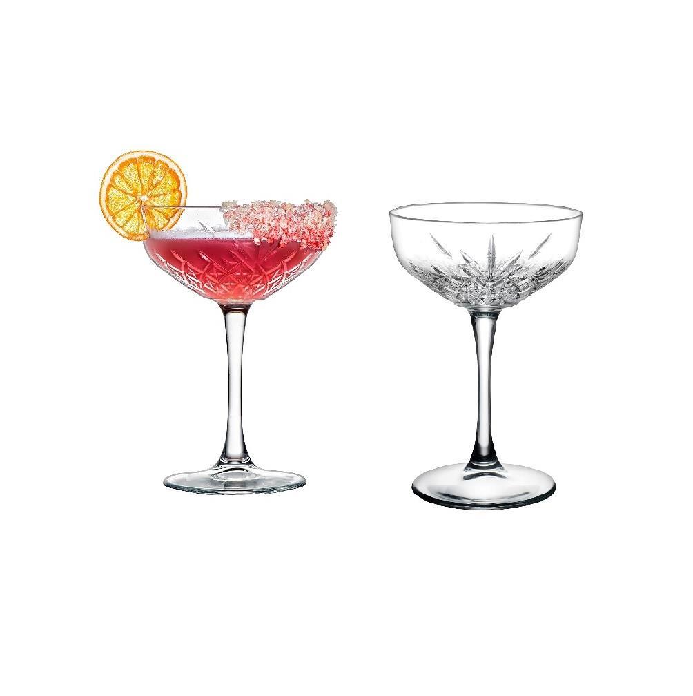 Pasabahce Timeless Sekt/Cocktailschale 2er Set