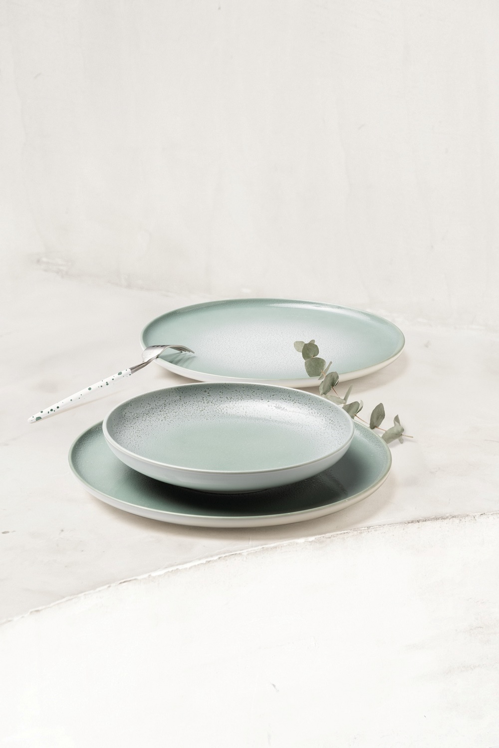 Seltmann Weiden Sento Home Aura mint Suppenteller rund 21 cm 6er Set