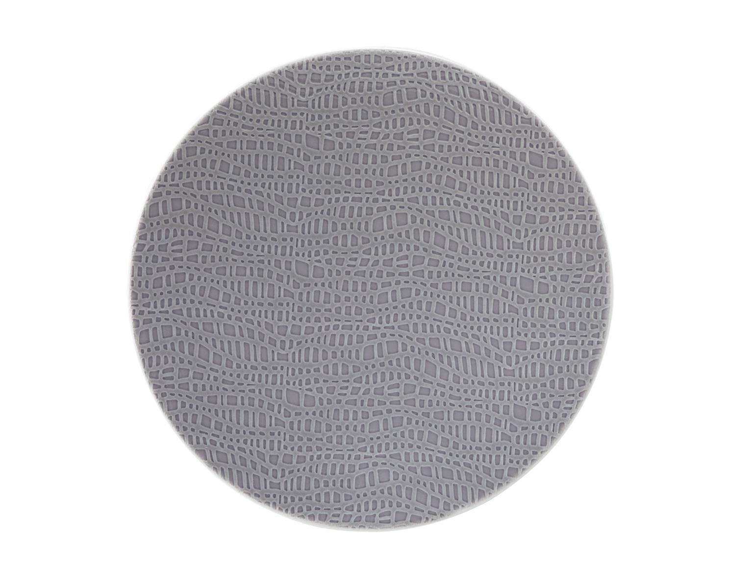 Seltmann Weiden L Fashion elegant grey Brotteller rund 16,5cm