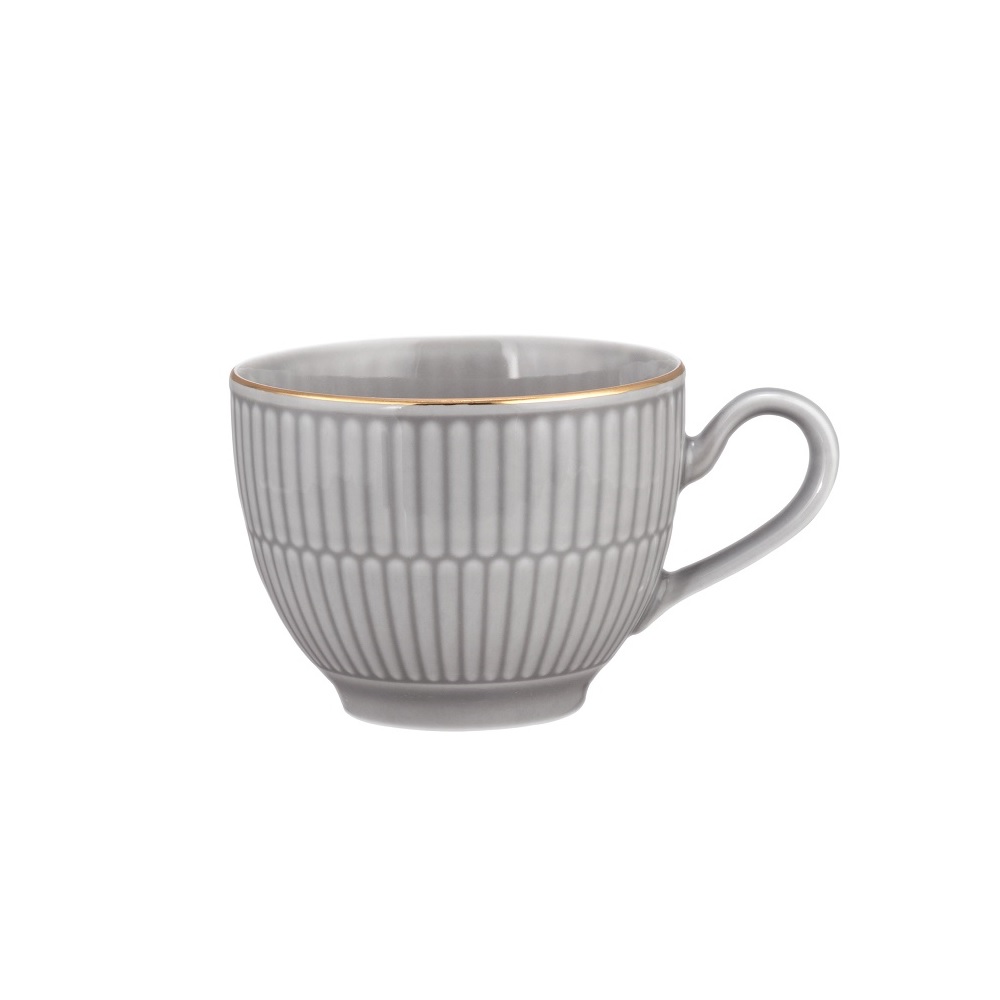 Seltmann Weiden Amina silbergrau/Goldrand Kaffeeobertasse 0,25 l