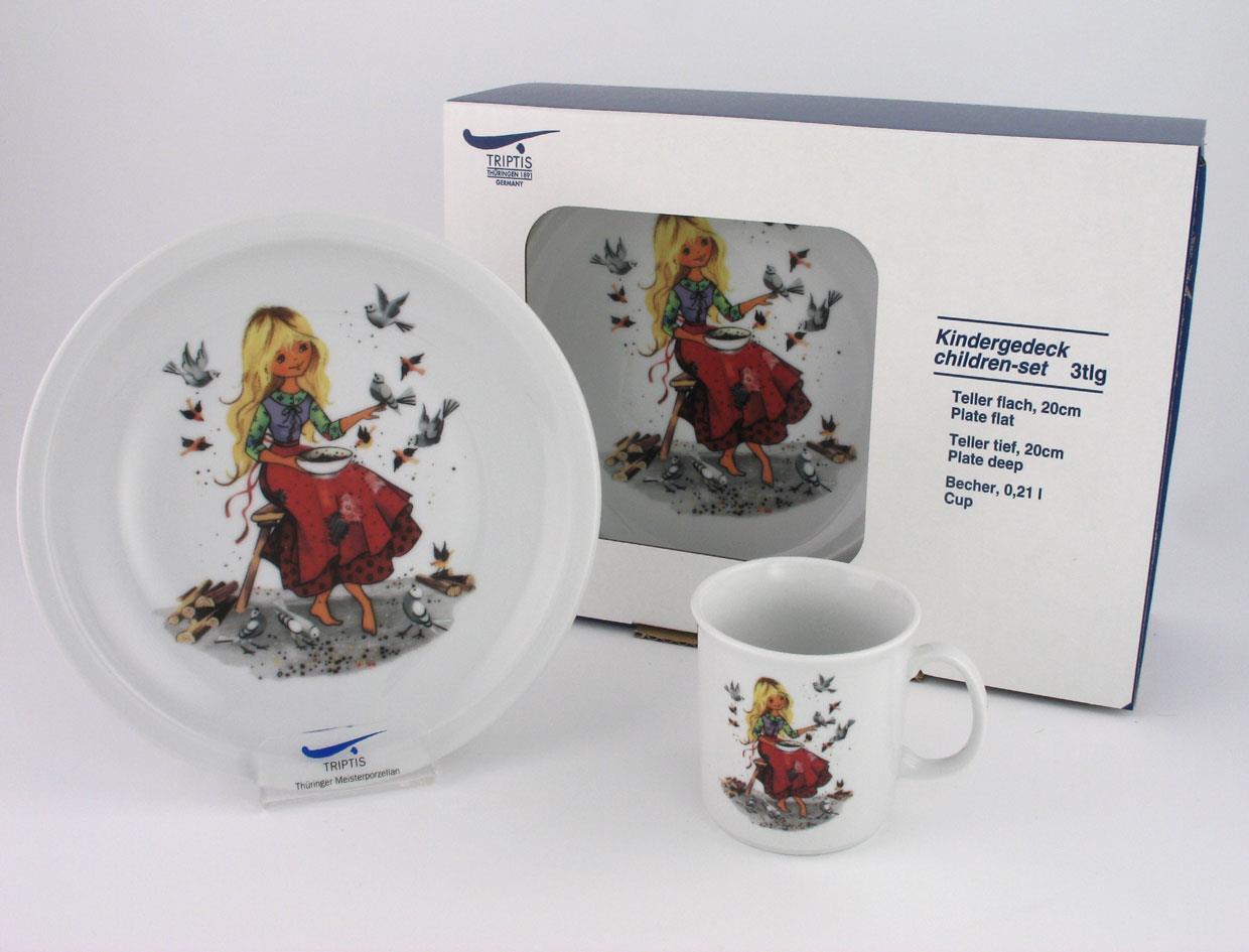 Triptis Aschenputtel Kinderset 3tlg.
