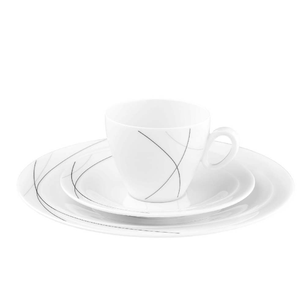 Seltmann Weiden Trio Highline Kaffee-Gedeck 3-tlg.