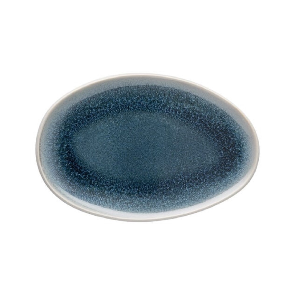 Rosenthal Junto Aquamarine Platte - Oval - R 28,5 cm