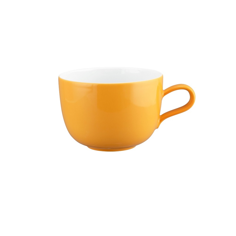 Seltmann Weiden Liberty Pure Colors mango orange Milchkaffeeobertasse 0,38 l