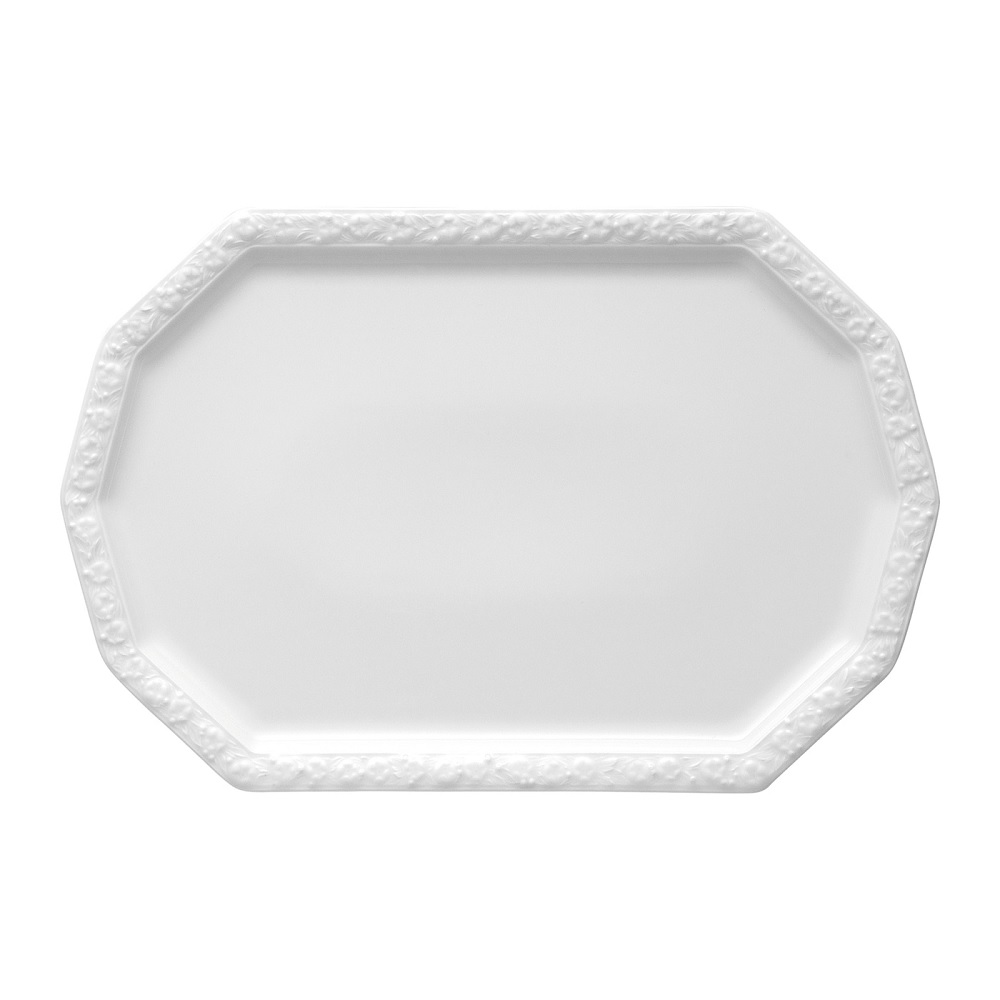 Rosenthal Maria Weiss Fischteller - Rechteckig - R 34,2 cm