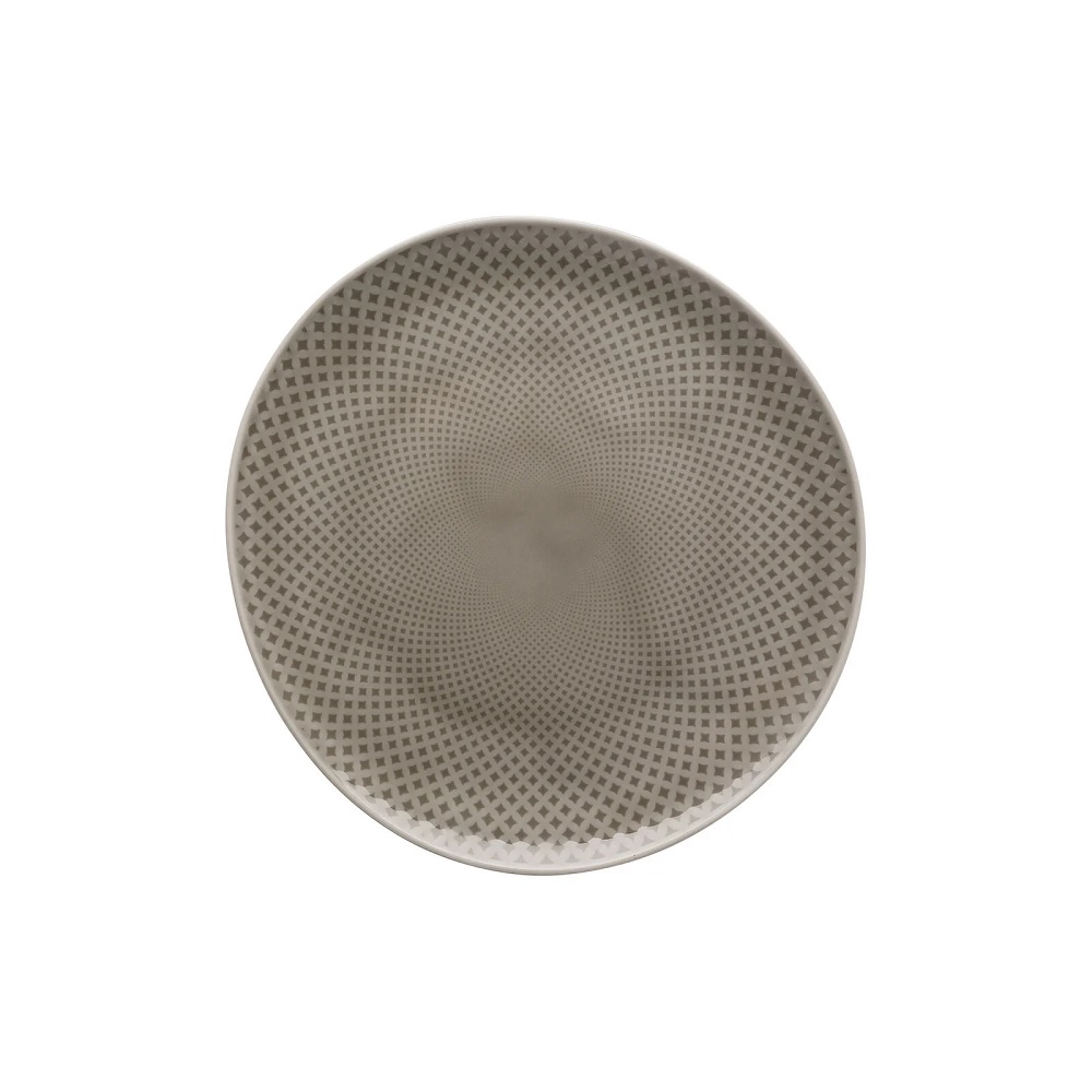 Rosenthal Junto Pearl Grey Teller Flach - R 22,0 cm