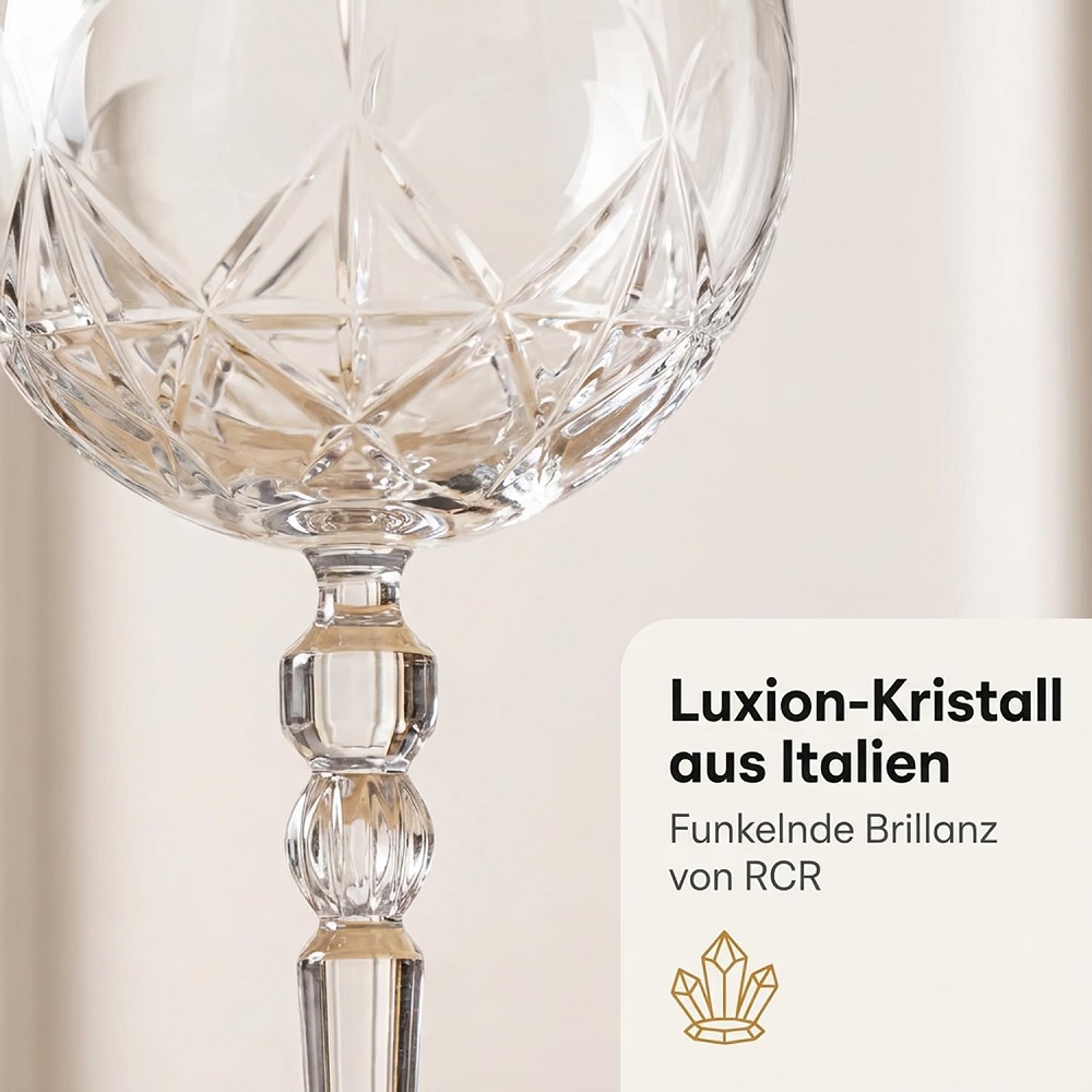 Der-Porzellan-Laden by RCR Alkemist Gin Tonic Glas 580 ml 6er Set
