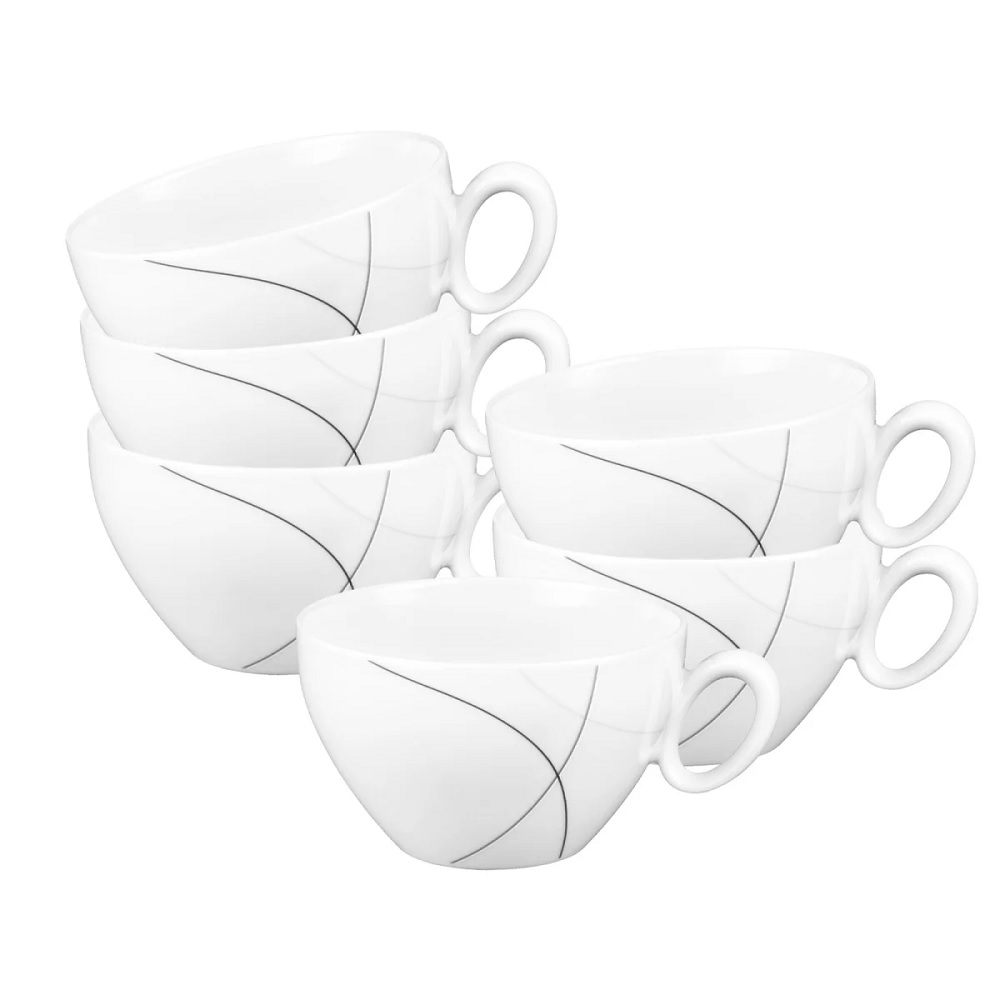 Seltmann Weiden Trio Highline Milchkaffeetasse 0,39 l  6er Set