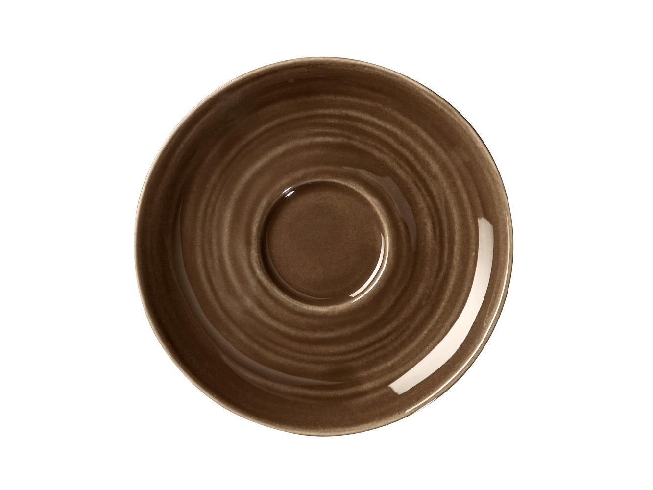 Seltmann Weiden Terra Erdbraun Espresso-Untertasse 12 cm