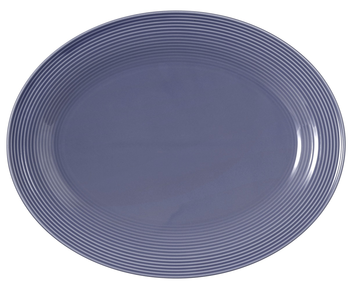Seltmann Weiden Beat Fliederblau Servierplatte oval 35x28cm