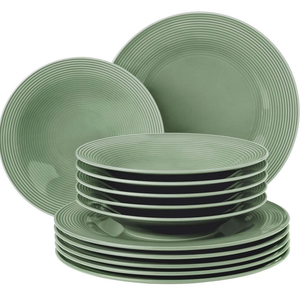 Seltmann Weiden Beat Salbeigrün Tafel Service 12-tlg.