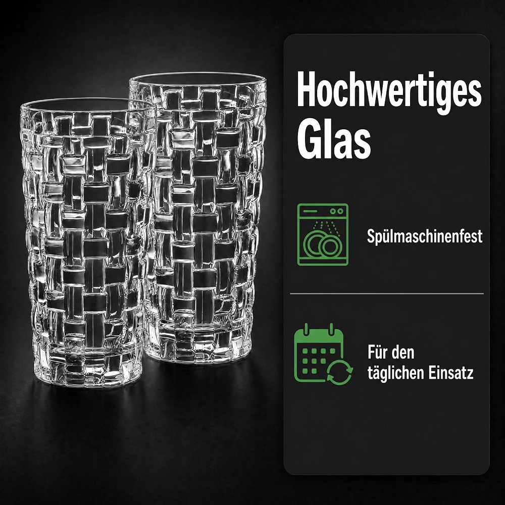 Der-Porzellan-Laden by Nachtmann Bossa Nova Longdrinkglas 4er Set