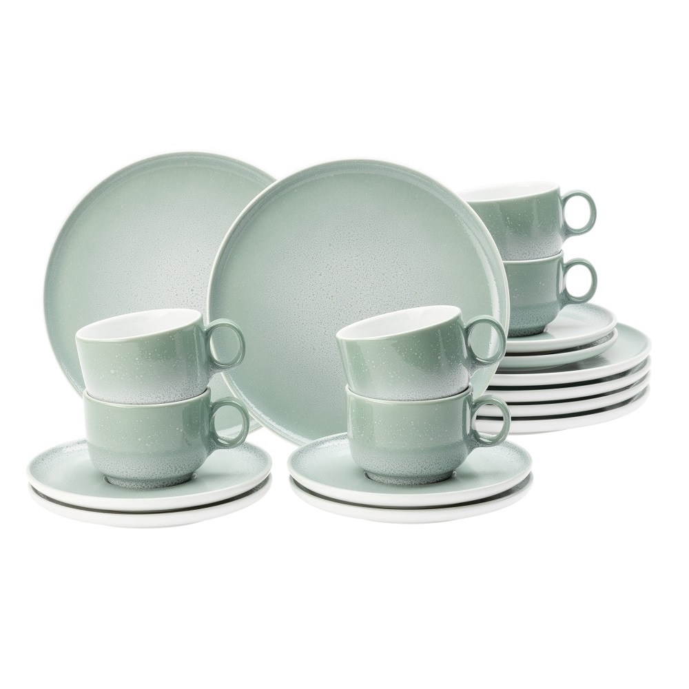 Seltmann Weiden Sento Home Aura mint Kaffeeservice 18-teilig