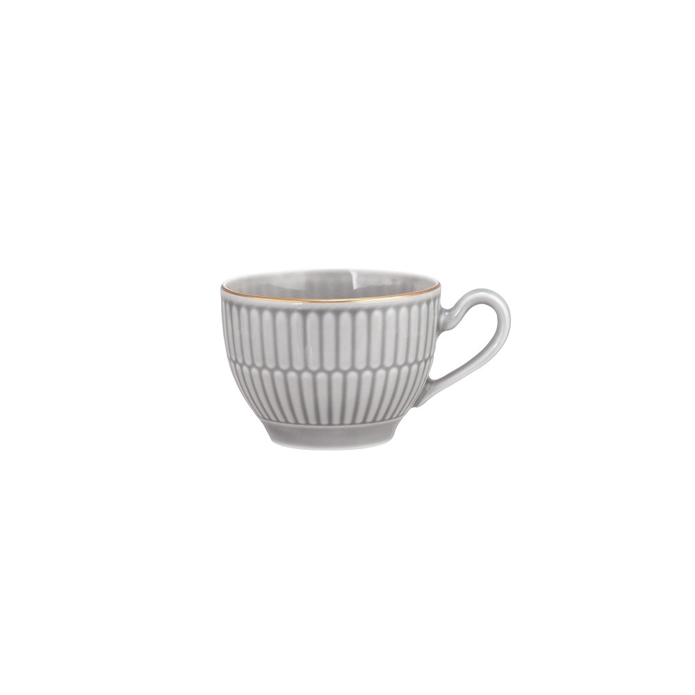 Seltmann Weiden Amina silbergrau/Goldrand Espressoobertasse 0,10 l