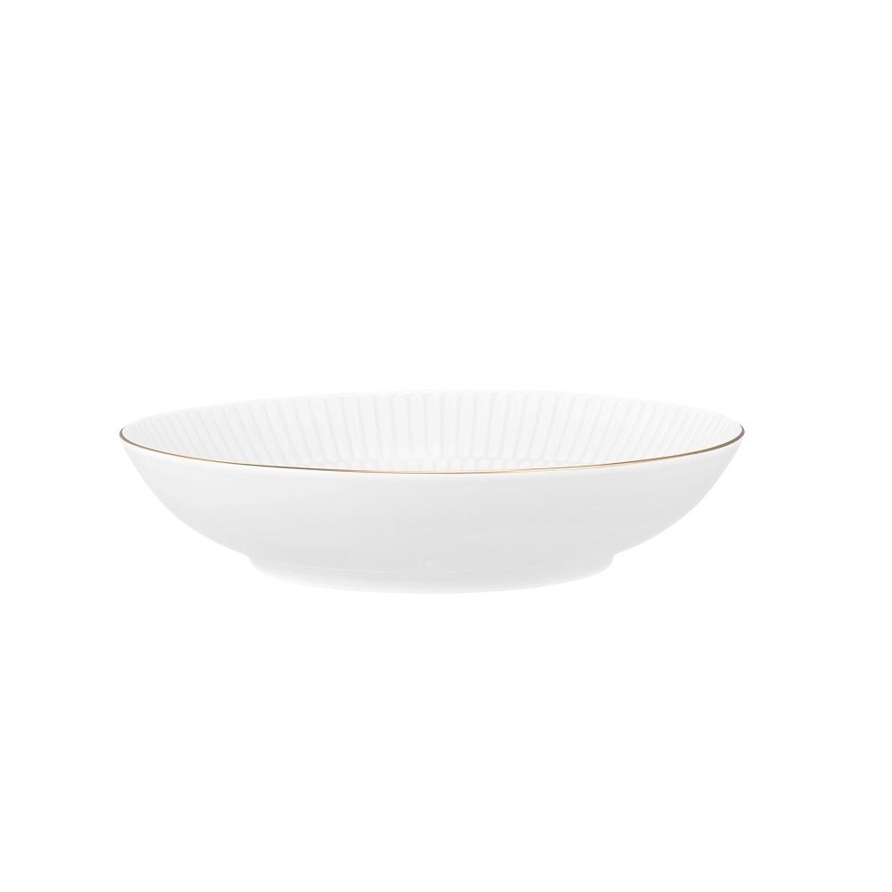 Seltmann Weiden Amina weiß/Goldrand Suppenteller 21 cm