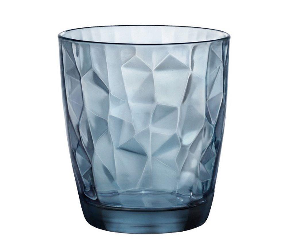 Bormioli Rocco Diamond Ocean Blue Acqua Tumbler 305 ml 6er set