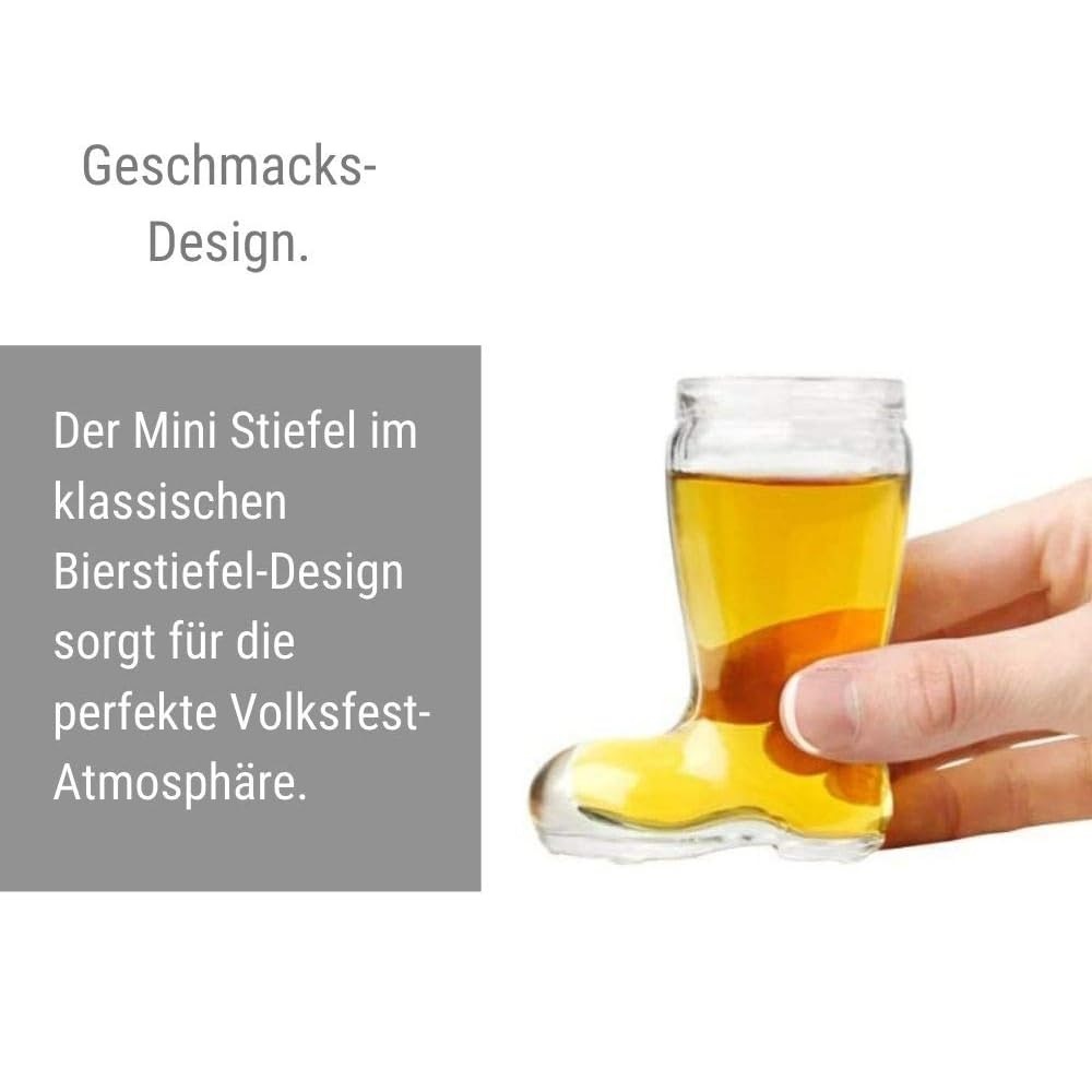 Stölzle Oberglas Bierstiefel 0,04 l 12er Set