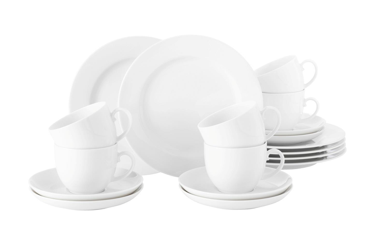 Seltmann WeidenRondo/Liane weiß Kaffeeservice 18 tlg.