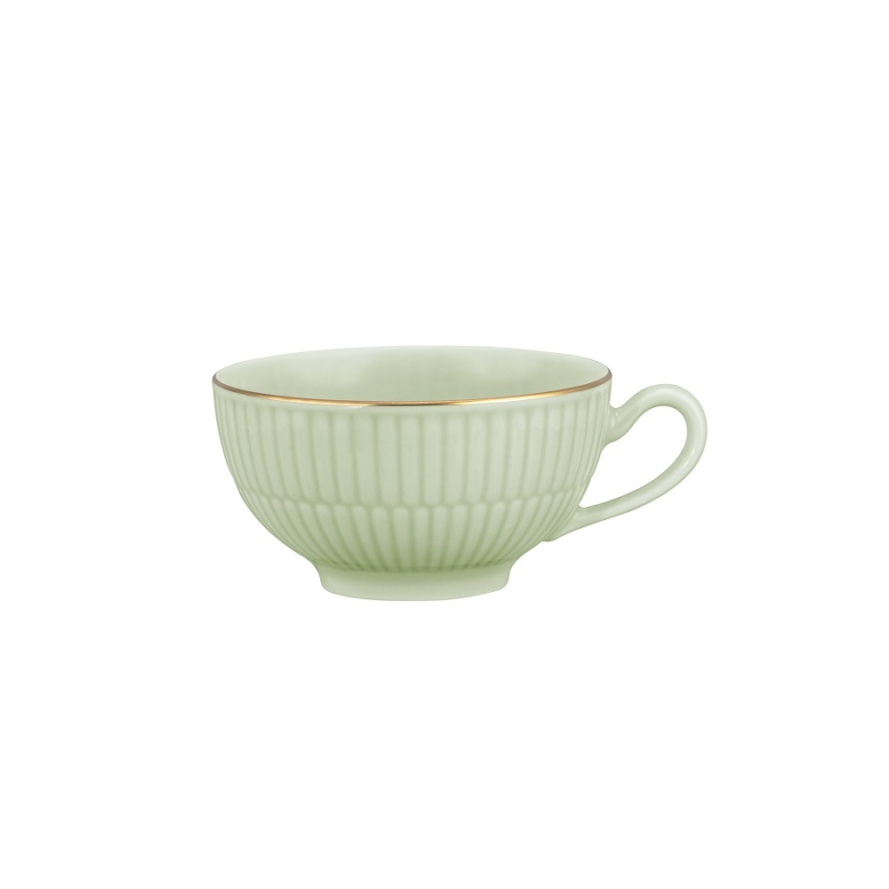 Seltmann Weiden Amina seladon/Goldrand Teeobertasse 0,22 l