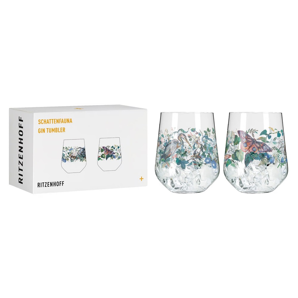 Ritzenhoff Schattenfauna Gin Tumbler #7 #8 C. Mcallister H25 2er Set