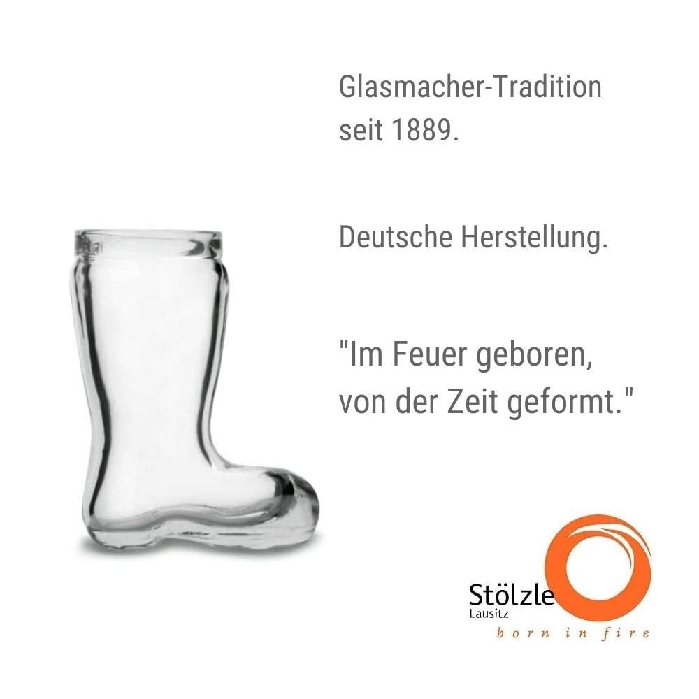 Stölzle Oberglas Bierstiefel 0,04 l 12er Set