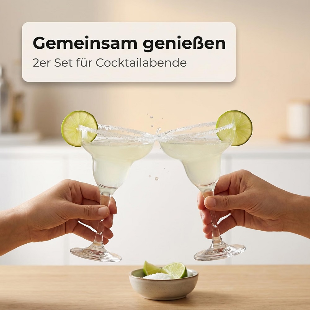 Der-Porzellan-Laden by Pasabahce Capri Margaritaglas 2er Set