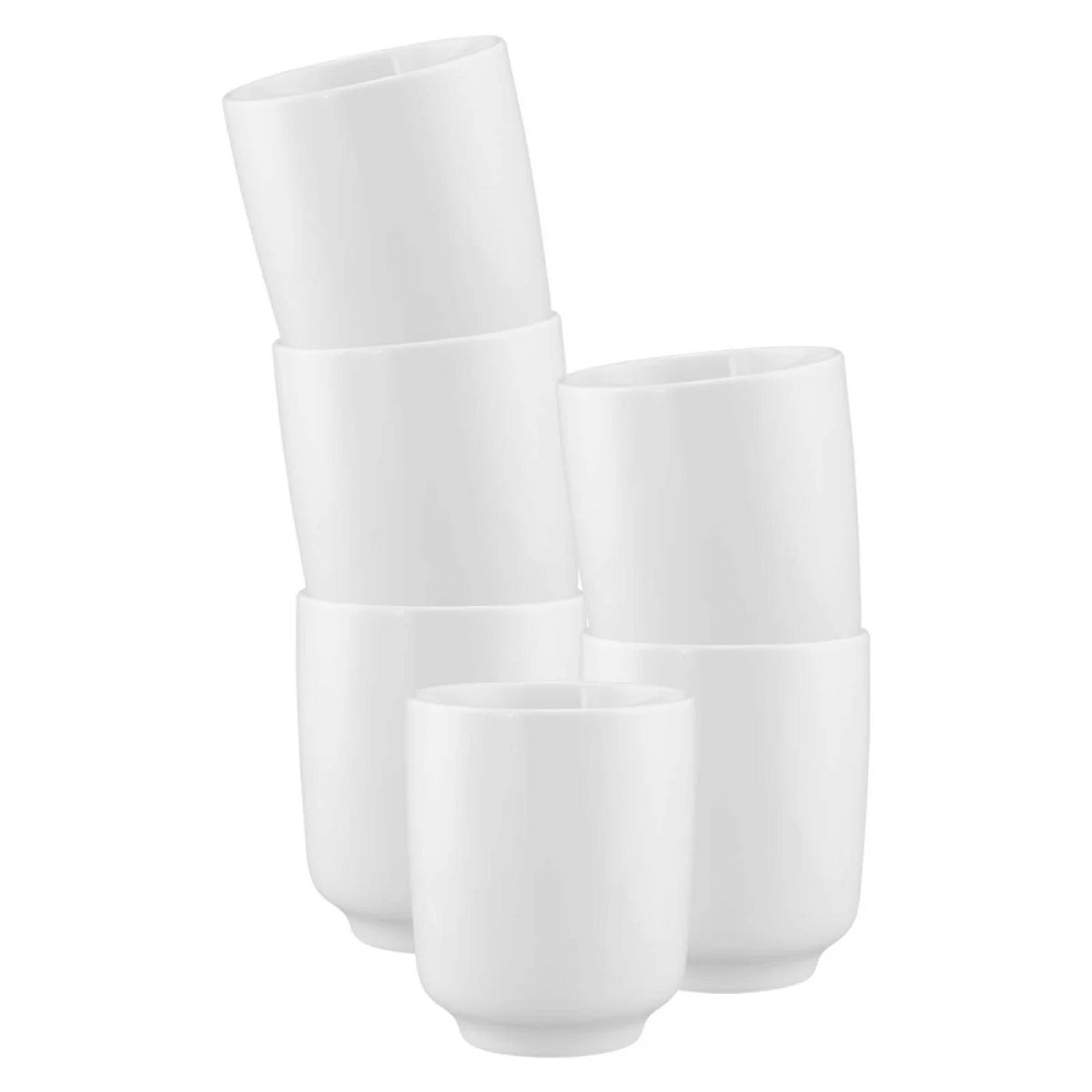 Seltmann Weiden Sento Home weiß Becher ohne Henkel 0,40 l 6er Set