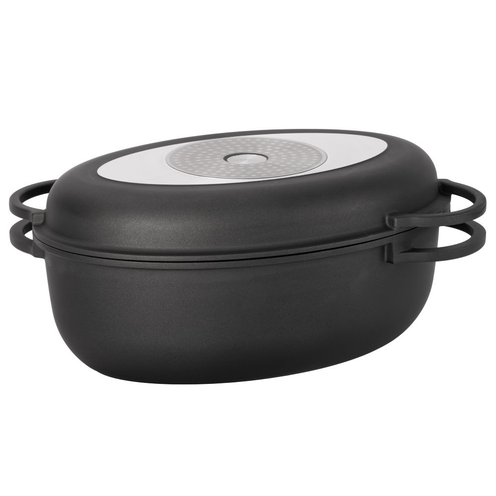 Haushalt International Aluguss-Bräter oval