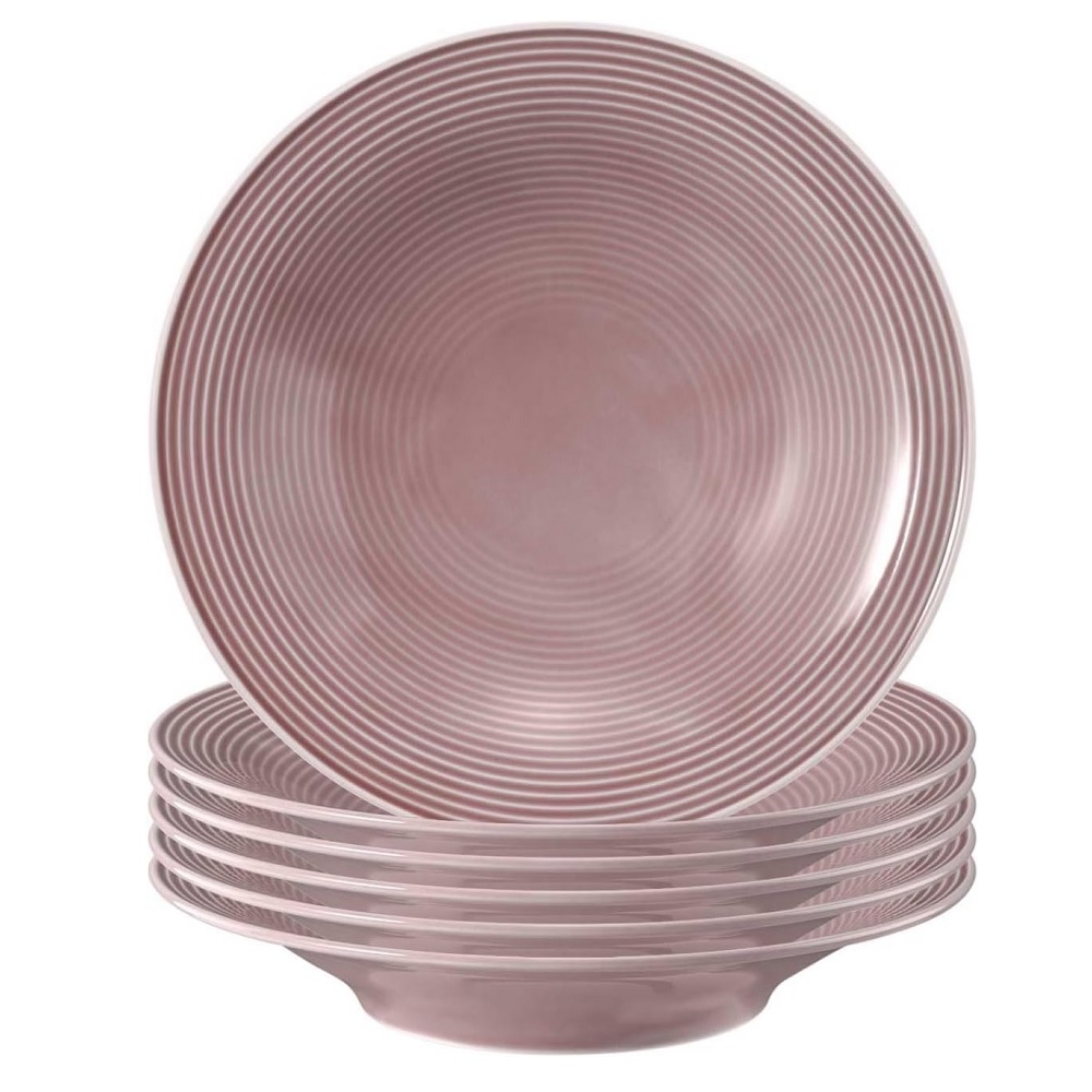 Seltmann Weiden Beat Altrosa Suppenteller 22,5cm 6er Set