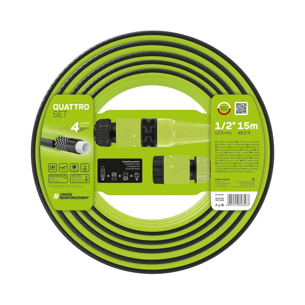 Cellfast Bewässerungssatz QUATTRO 1/2" 15 m
