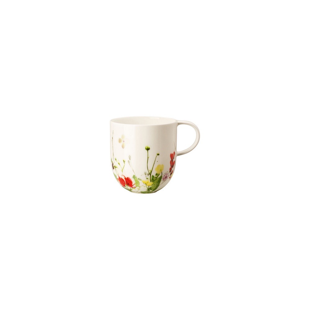 Rosenthal Brillance Bone China Fleurs Sauvages Becher mit Henkel 0,35l