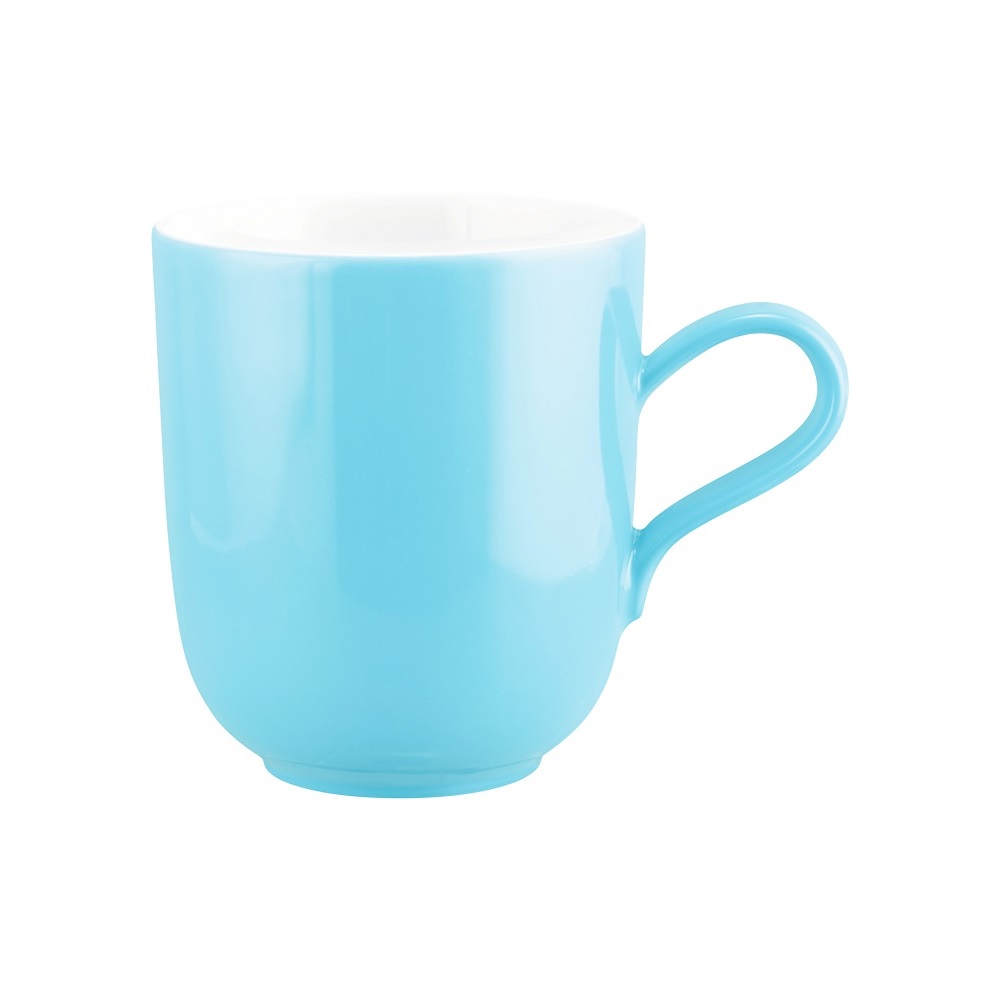 Seltmann Weiden Liberty Pure Colors lagoon blue Becher mit Henkel 0,4 l