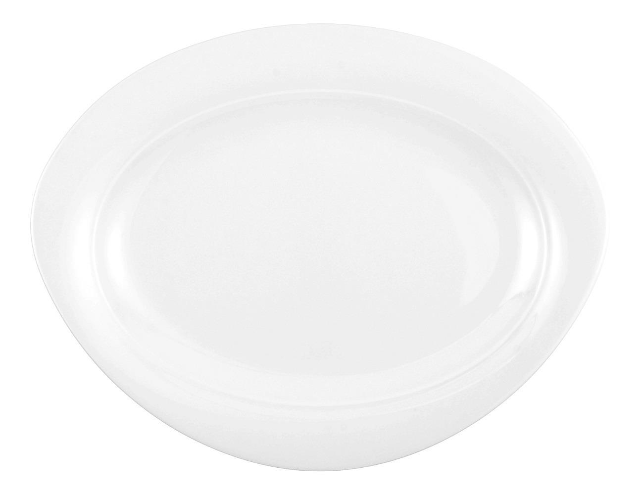 Seltmann Weiden Trio weiß Servierplatte oval 35cm