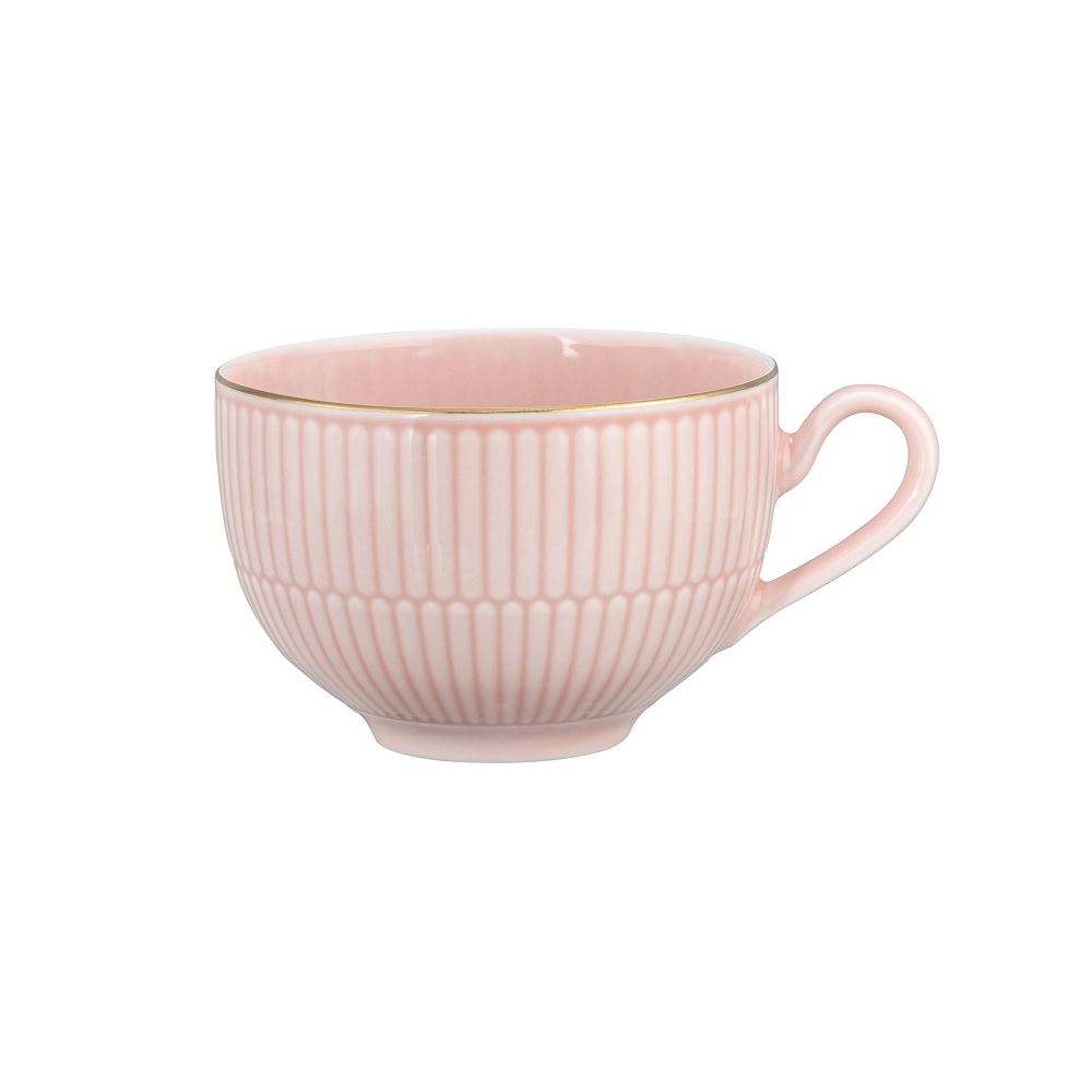 Seltmann Weiden Amina rosè/Goldrand Milchkaffeeobertasse 0,35 l