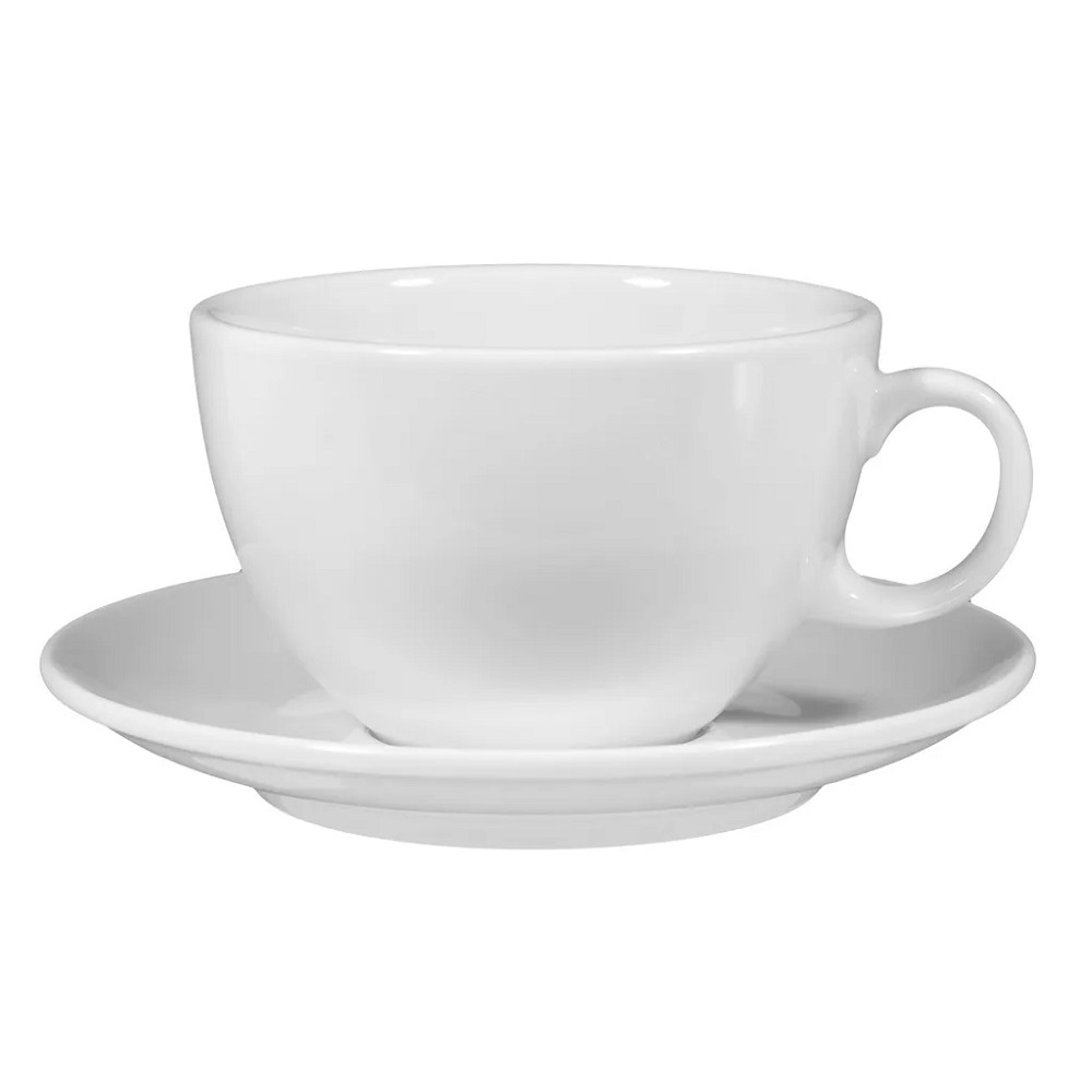 Seltmann Weiden VIP. weiß Milchkaffeetasse+Untertasse 0,37 l