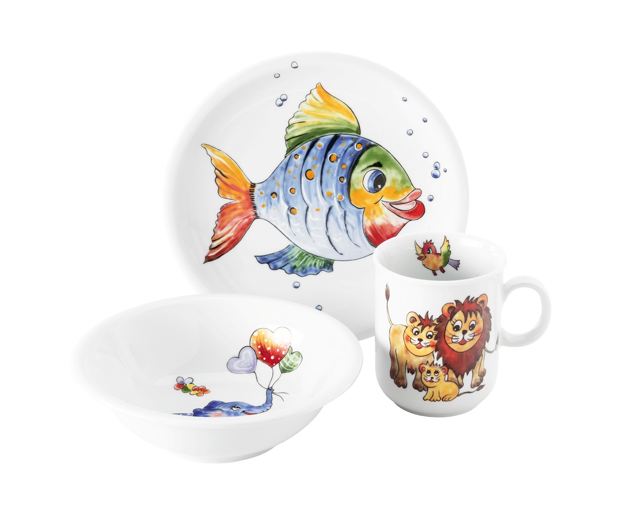 Seltmann Weiden Compact Bunte Tierwelt Kinder Set 3-tlg.