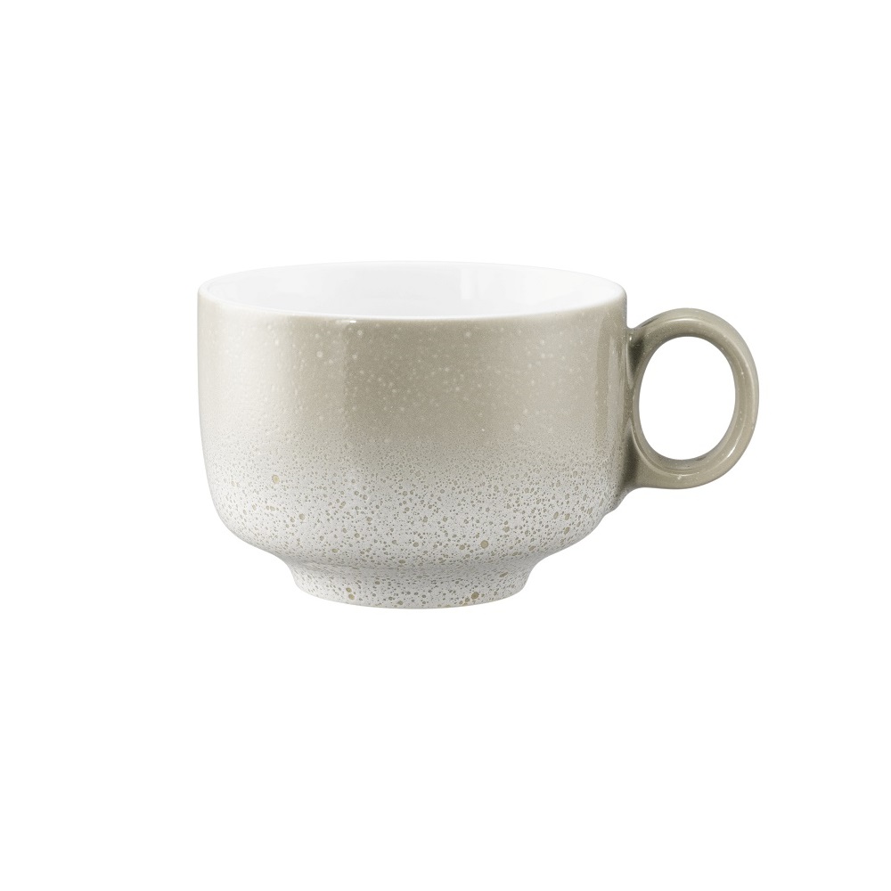 Seltmann Weiden Sento Home Aura cream Milchkaffeeobertasse 0,35 l mit Henkel