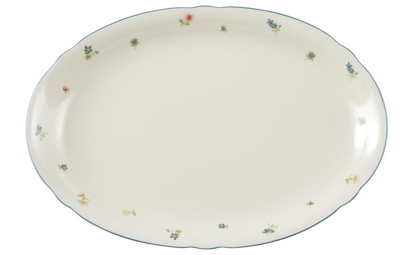 Seltmann Weiden Marie-Luise Streublume Servierplatte oval 35cm oval
