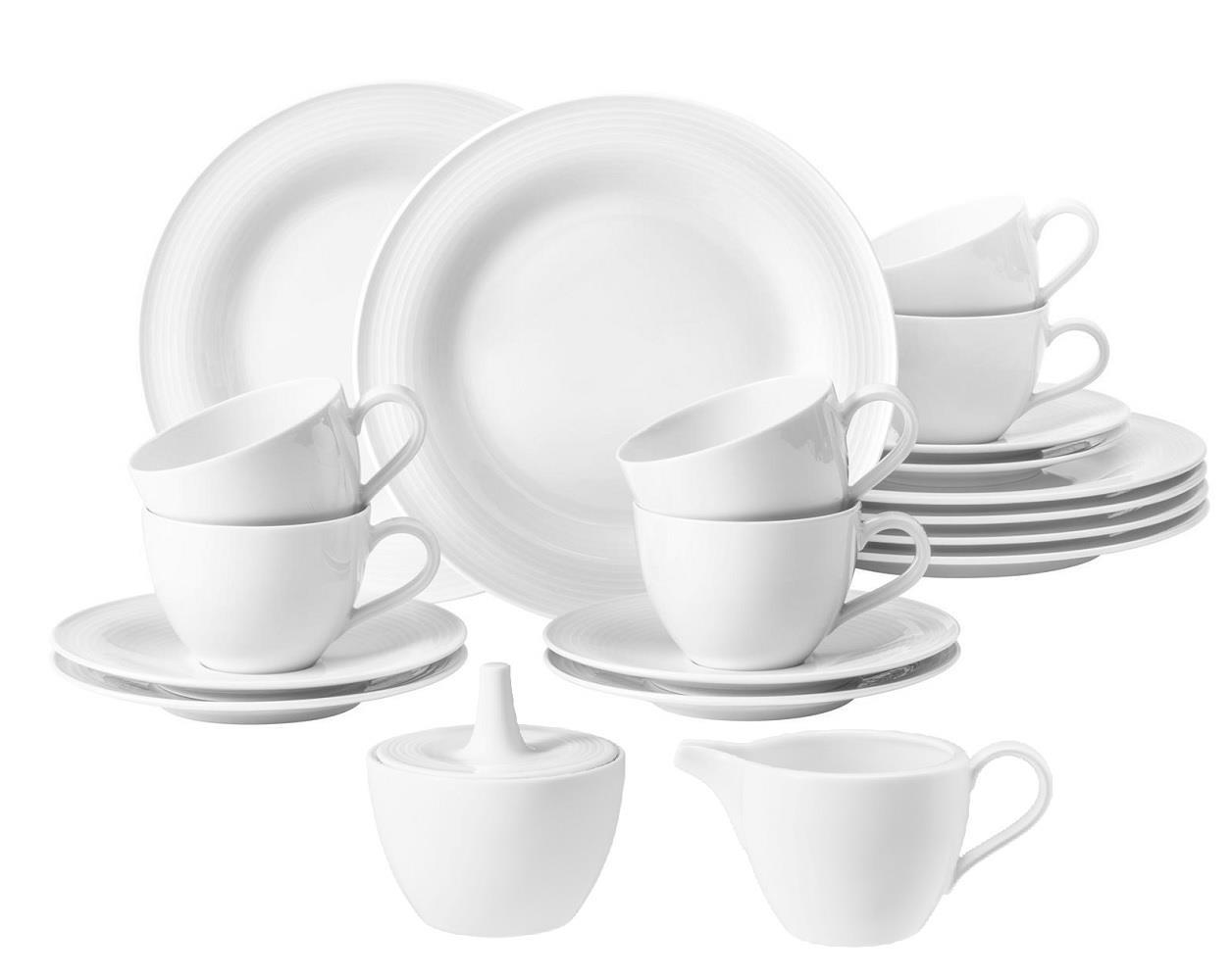 Seltmann Weiden Beat weiß Kaffeeservice 20-tlg.