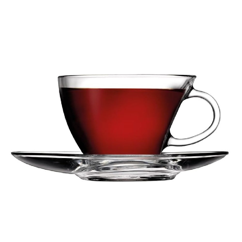 Pasabahce Penguen Tasse mit Untertasse 12tlg.