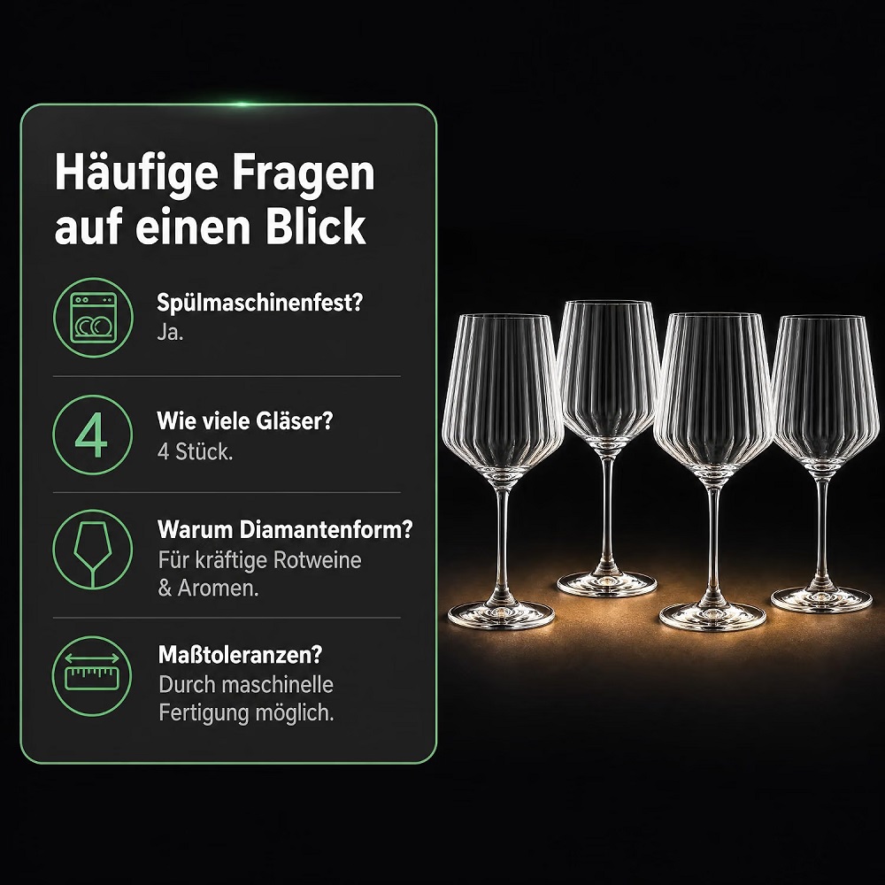 Der-Porzellan-Laden by Spiegelau Lifestyle Rotweinglas 630 ml 4er Set